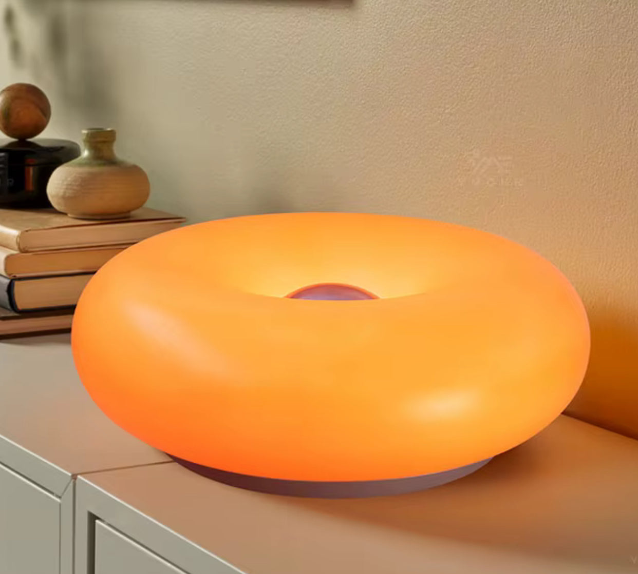 Lampe Donut Design – Lumière d’Ambiance Orange Premium