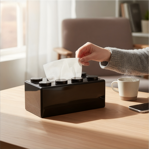 Boîte à Mouchoirs Design en Bloc – Élégante et Fonctionnelle