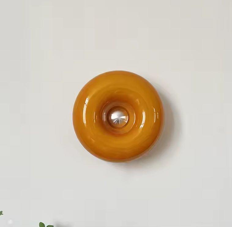 Lampe Donut Design – Lumière d’Ambiance Orange Premium