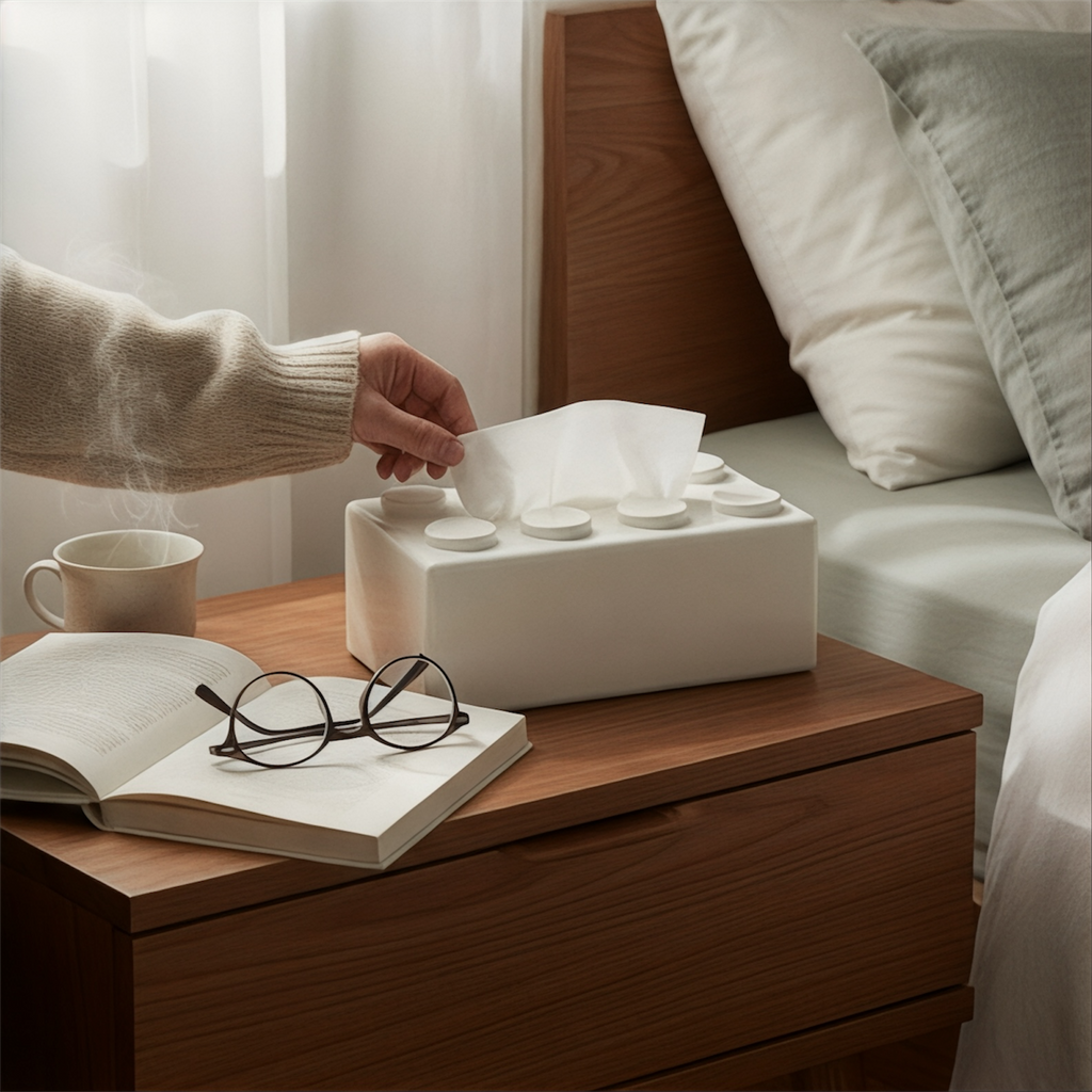 Boîte à Mouchoirs Design en Bloc – Élégante et Fonctionnelle