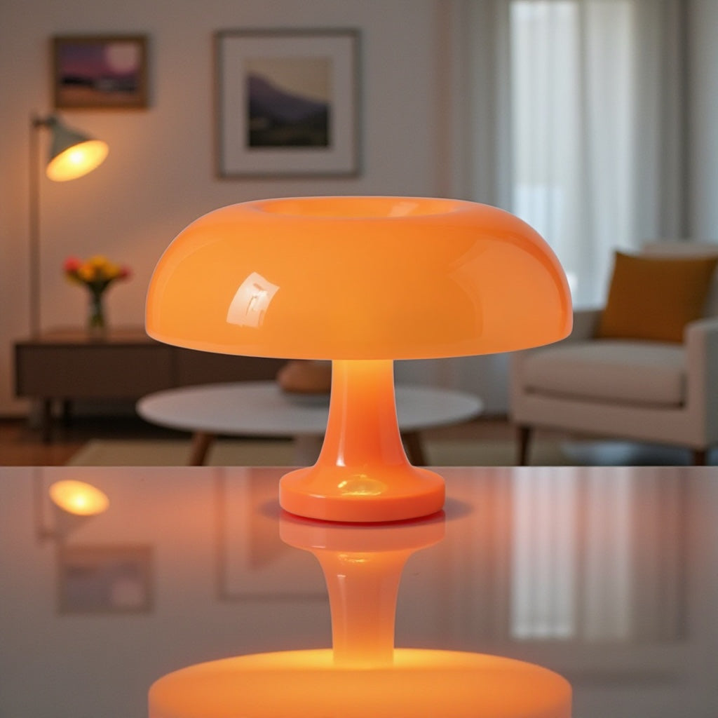 Lampe Champignon Design – Style Vintage & Moderne – Éclairage d’Ambiance LED 28 cm