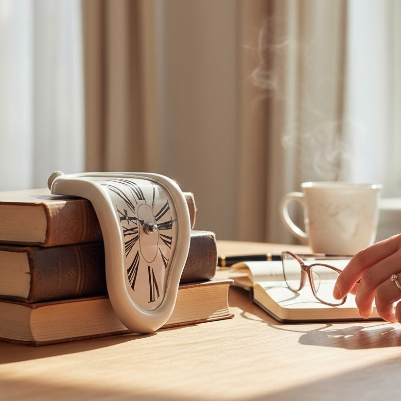 Horloge Fondue Artistique - Design Surréaliste Inspiré de Dali
